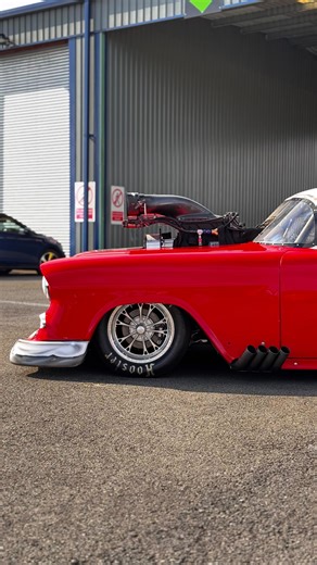 Gustavo Da Silva on Instagram: "Check It Out! Pro Mod 55 Chevy 🔥🔥 @strangerthingdragracing #dragracingforall #dragraceuk #promod #55chevy"