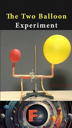 The Two Balloon Experiment #physics #science #experiment