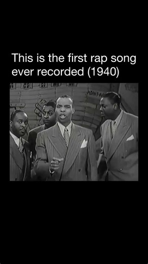 This is the first rap song ever recorded (1940)