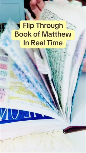 Reflecting on the Book of Matthew: A Bible Journaling Journey