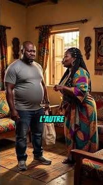 The stingy husband goes to the market to challenge his wife #africananimation