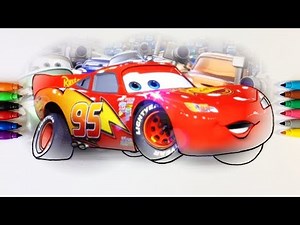 Cars 3 - Lightning McQueen. Moment Of Glory - Coloring Pages For Children With Color & Kids TV