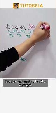 Finding the 5th Term in a Geometric Sequence: 10, 20, 40... #Math #Series #Series/Sequences