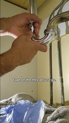 * QUICK* Replacing A Leaky J Bend Bathroom Sink Drain | Batnroom Repairs