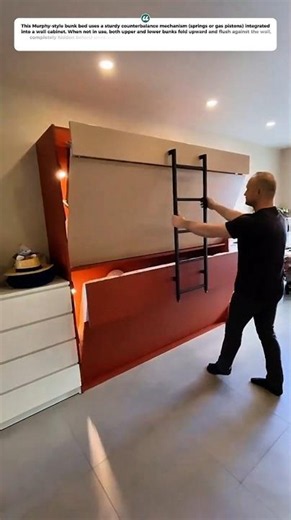 Genius Space-Saving Transforming Bunk Bed — Hidden & Folded Away!