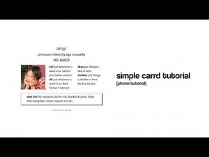 simple carrd tutorial ★ [quick phone tutorial]
