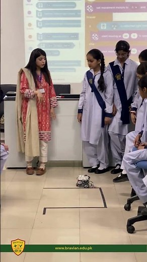 Bravians dived into the fascinating world of color sensors during their robotics class!