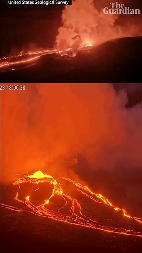 Hawaiian Volcano Spews Rivers of Lava