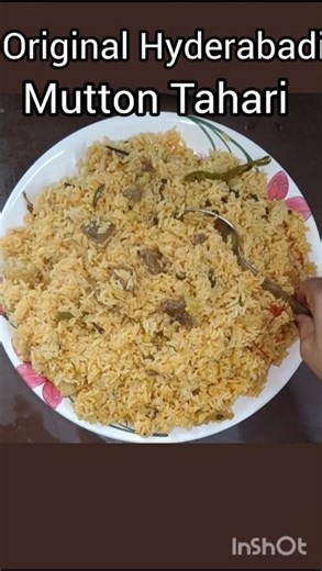 original Hyderabadi tahri yah ek bar jarur Dekho#youtube short#yt short #cooking #recipe #indian