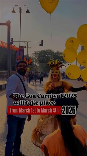 Goa story on Instagram: "Goa Carnival 2025 – The Ultimate Festive Escape! 🎭🔥 The 400-year-old legendary Goa Carnival is back this March 1-4, 2025! 🎉🌊 It’s your golden chance to finally plan that dream Goa trip! From King Momo’s Parade to LED Carnival Nights, Fire Dancers, Float Competitions, and Fusion Food, this is where Goa turns into a non-stop party zone! 🏝️🎶 FREE ENTRY! So, what are you waiting for? Book your flights NOW before prices skyrocket! ✈️💨 📍 Location: Panjim | Margao | Map