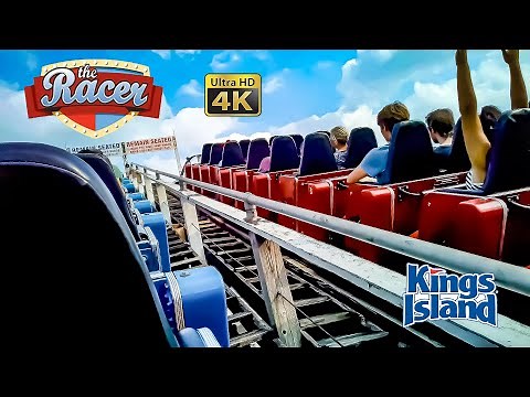 2021 The Racer Roller Coaster On Ride 4K POV Kings Island