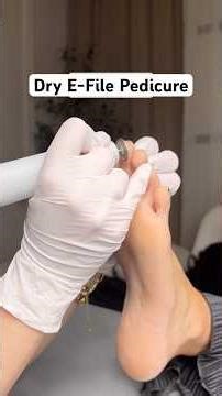 Dry Pedicure | E-File | Russian Pedicure