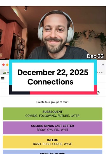 Exploring Connections December 22, 2025