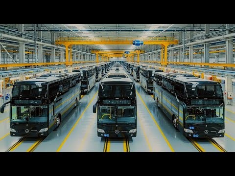 How Mercedes MCV 800 Double‑Decker Buses Are Made | Inside the Bus Factory (Full Process)