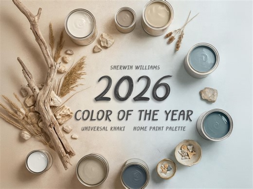 2026 Color of the Year Sherwin Williams, SW 6150 Universal Khaki, Home Paint Palette, (digital) - Etsy UK