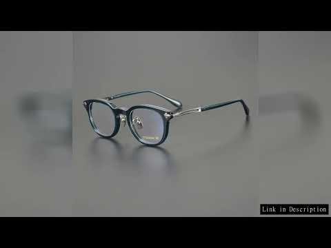 Top Quality Handmade Acetate Optical Glasses Frame Men Women Luxury Brand Computer Prescription Glas