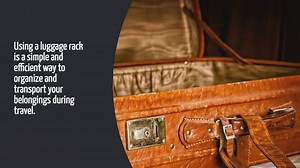 How To Use Luggage Rack