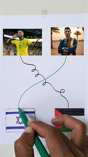 رسمت علم دولة عربية 💪 😍 رسمت علم فلسطين #رسم #palestine #art #israel #indonesia #shorts