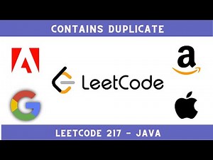 Contains Duplicate | LeetCode 217 | Java