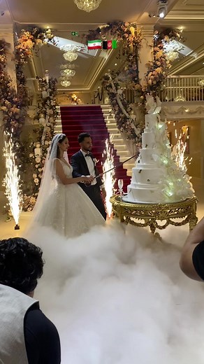 Iranian and Afghan wedding of this lovely couple coordinated by us #afghanwedding #iranianwedding #persianwedding #afghancouple #persiancouple #mixwedding #mixcouple #afghanbride #luxuryweddingplanner #afghanweddingplanner #knifedance #persiansong #afghandance #persianmusic #afghanweddingparty