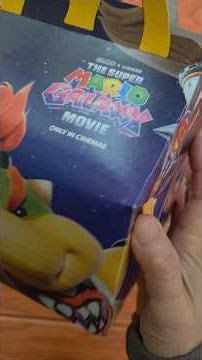 McDonald’s Bowser Happy Meal 🍔 Super Mario Galaxy Movie Unboxing!