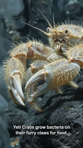 Meet the Creepy Yeti Crab Living Near Volcanic Vents! 🌊 Weird Animal Facts
