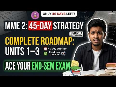 How to Master MME 2 in 45 Days: Strategy, Syllabus & Important Topics