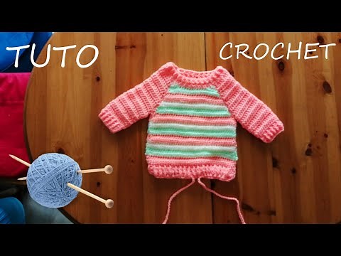 TUTO CROCHET Comment faire un pull