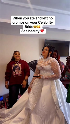 #favoursglam When you ate and left no crumbs on your Celebrity Bride🤩😘 See beauty ❤️#foryoupage❤️❤️ #everyone #fypp