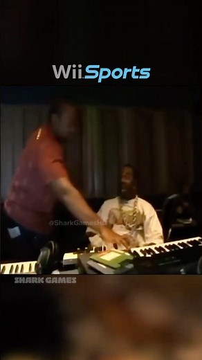 Busta Rhymes discovers the Wii Sports Training theme #wiisports #wii #gaming