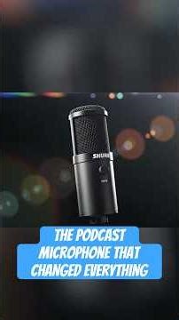 The Podcast Mic That Changed Everything 🎙️ Shure SM7B
