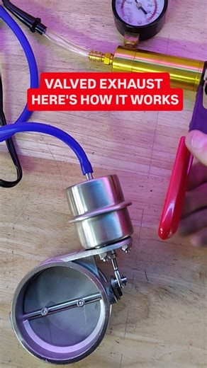 Atlantic Built on Instagram: "Thought I'd provide a little education today. Here's a general idea how a valves exhaust system operates. This can be actuated by vacuum, or boost, to close, or open depending on the valve itself and the setup. These are a great way to control volume on the fly with your exhaust system. We have a variety of our exhaust systems that have the option of valve control. What do you guys think? #valvetronic #exhaust #fyp #atlanticbuilt #supercars"