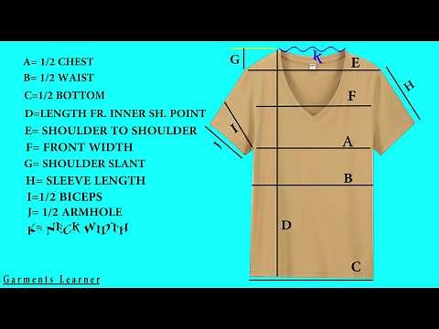 Basic T-shirt Measurement system | Need to know every one.