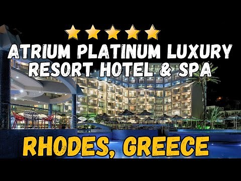 Atrium Platinum Luxury Resort Hotel & Spa Review | Rhodes Greece 5-Star Hotel Tour