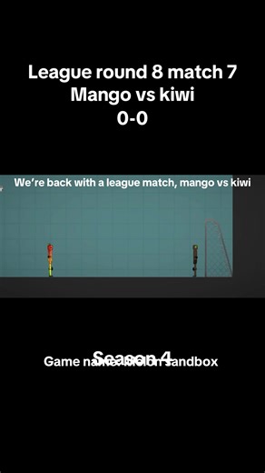 League round 8 match 7 || mango vs kiwi || #melonplayground #viral #fyp #football #trending