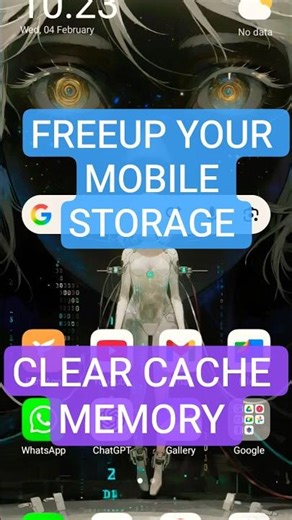 Delete cache memory in any android mobile easil📲📱#shortvideo #viralshort #naveentelugutech