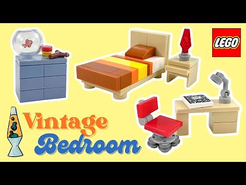LEGO Bedroom Furniture Idea | Vintage Bedroom