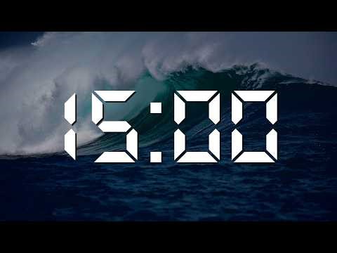 15 Minute Timer Ocean Waves – Study Session