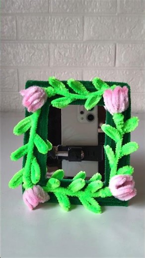 DIY Mirror Decor Idea | Aesthetic Home Decor Craft #shorts #viralshorts #homedecor #planter #diy