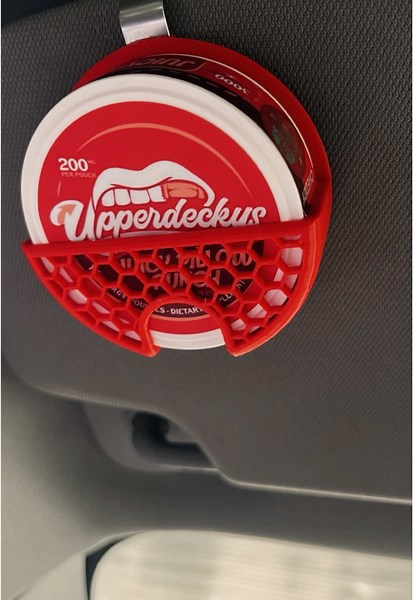 New Drop in the Shop!! Upperdecky container visor holders are live In the shop. Follow the link below to get yours! #upperdeckys #upperdeck #upperdeckylippillow #visorclip #3dprint #3dprinted #3dprinting