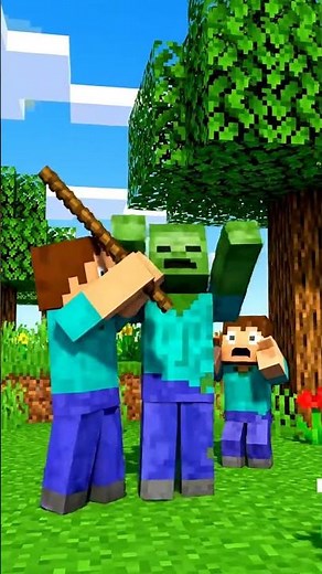monster Attack | jj and mikey #shorts #minecraft
