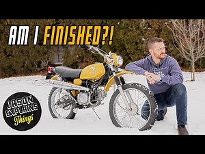 Hardest Project I've Done! Is it FINISHED?! (Honda SL90 Motorcycle Restoration) #3