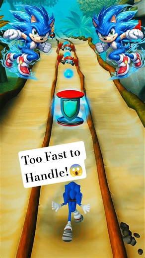 Ultimate Sonic Speed Test – Too Fast to Handle!😱😱Sonic Rage Mode Activated! 🔥#gaming #sonic #shorts