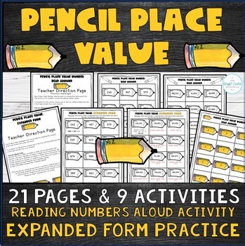 Place Value Practice- Reading Numbers Game, Expanded Form Math Activities