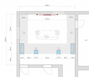 Bass trap made out of existing structures