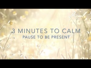 3 Minutes to Calm - A Guided Meditation to find Deep Relaxation and Ease
