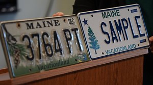 Maine unveils new state license plate design
