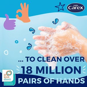 We're proud to be working with In Kind Direct, who distribute essential products to thousands of charities in the UK. So far we've helped keep 18 million pairs of hands clean and have donated enough Carex to support charities through this lockdown and beyond in 2021. 🙌 #WhyWeCarex | Carex UK
