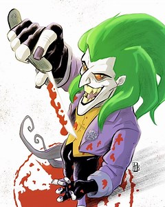 Andrea Tridico | The Clown Prince - Joker Fan Art Illustration dedicated to the one and only Clown Prince of Crime, I really like the 2004 design from "The... | Instagram