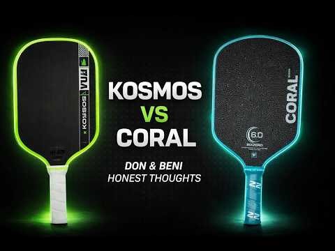 JOOLA V Kosmos vs Six Zero Coral Hybrid– Honest Thoughts from Don & Beni #pickleball